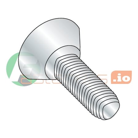 Newport Fasteners Thread Forming Screw, #4-40 x 3/8 in, Zinc Plated Steel Flat Head Phillips Drive, 10000 PK 301922